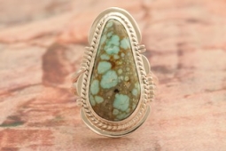 Genuine Number 8 Mine Turquoise Sterling Silver Ring